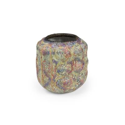 Gary DiPasquale Gary DiPasquale Contemporary Textural Amorphic Form Multi Colored Lobed Cylindri