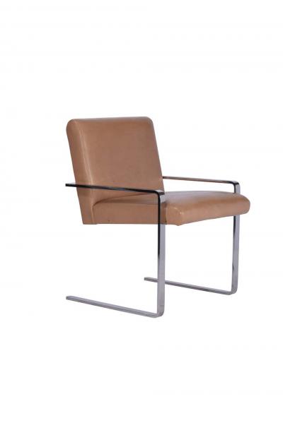 Gary Gutterman Gary Gutterman Stainless Steel Dining Table and Chair Set Axius Designs 1970
