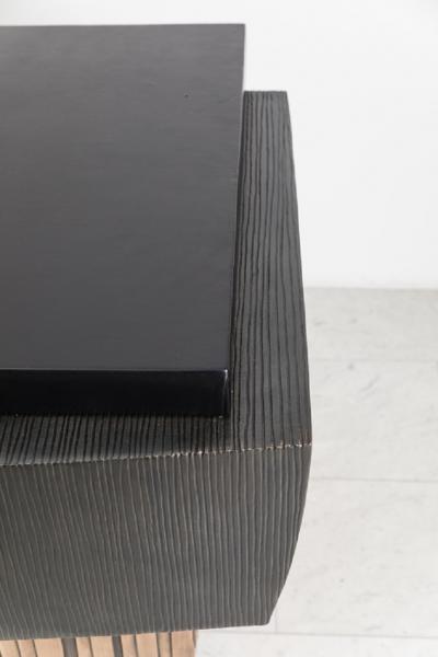 Gary Magakis Gary Magakis Blackened Steel and Layered Bronze Desk USA 2019