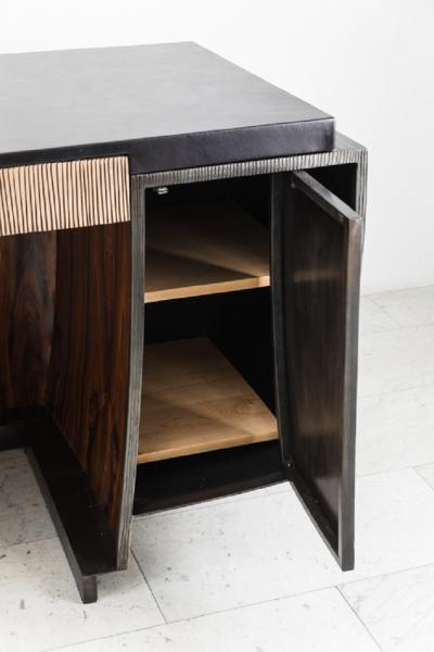 Gary Magakis Gary Magakis Blackened Steel and Layered Bronze Desk USA 2019