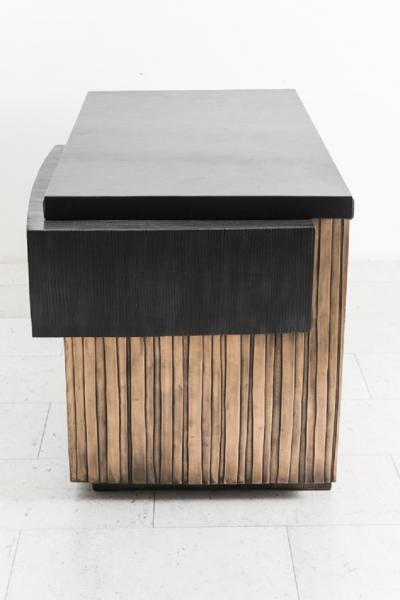 Gary Magakis Gary Magakis Blackened Steel and Layered Bronze Desk USA 2019