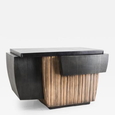 Gary Magakis Gary Magakis Blackened Steel and Layered Bronze Desk USA 2019