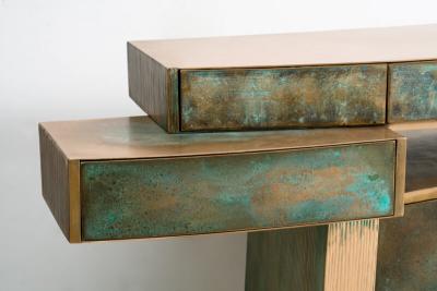 Gary Magakis Gary Magakis Bronze Bridged Console with Cabinets USA 2023