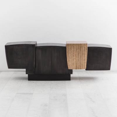 Gary Magakis Gary Magakis Steel and Layered Bronze Cantilevered Console USA 2016