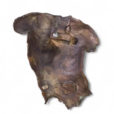 Gary Weisman Mid Century Wall Hung Bronze Torso