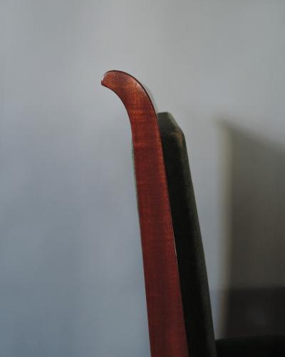 Gaston Poisson Set of 10 Fine French Art Deco Solid Mahogany Dining Chairs by Gaston Poisson