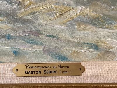 Gaston Sebire Remorqueurs au Havre