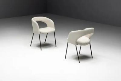 Gastone Rinaldi Dining Chairs by Gastone Rinaldi for Rima Italy 1950s