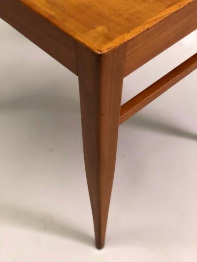 Gastone Rinaldi Gio Ponti Pair of Italian Midcentury Wood Benches Gio Ponti Hotel Parco di Principe