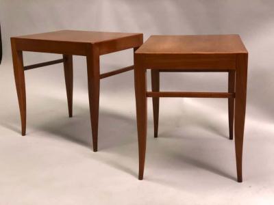 Gastone Rinaldi Gio Ponti Pair of Italian Midcentury Wood Benches Gio Ponti Hotel Parco di Principe
