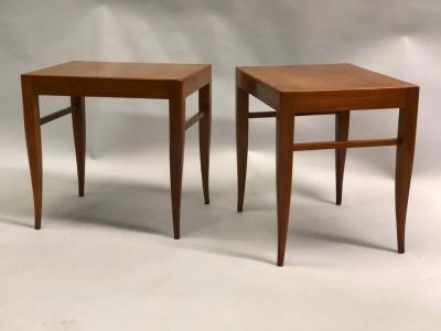Gastone Rinaldi Gio Ponti Pair of Italian Midcentury Wood Benches Gio Ponti Hotel Parco di Principe