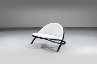 Gastone Rinaldi Rare Large Saturno Armchair by Gastone Rinaldi for Rima