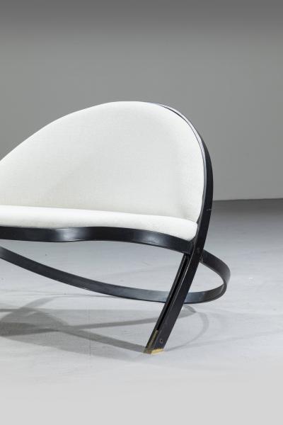 Gastone Rinaldi Rare Large Saturno Armchair by Gastone Rinaldi for Rima