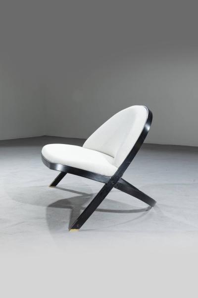 Gastone Rinaldi Rare Large Saturno Armchair by Gastone Rinaldi for Rima