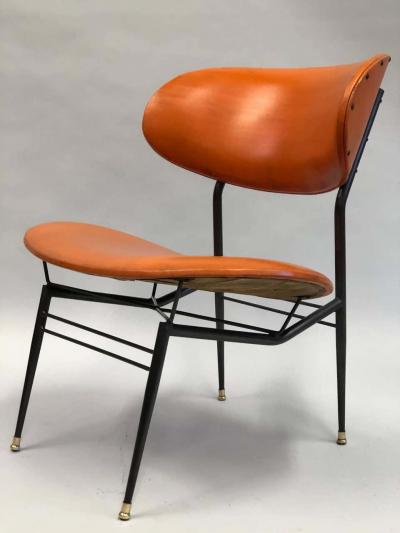 Gastone Rinaldi Two Pairs of Italian Mid Century Modern Lounge Chairs by Gastone Rinaldi