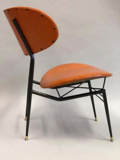 Gastone Rinaldi Two Pairs of Italian Mid Century Modern Lounge Chairs by Gastone Rinaldi