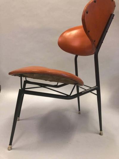 Gastone Rinaldi Two Pairs of Italian Mid Century Modern Lounge Chairs by Gastone Rinaldi