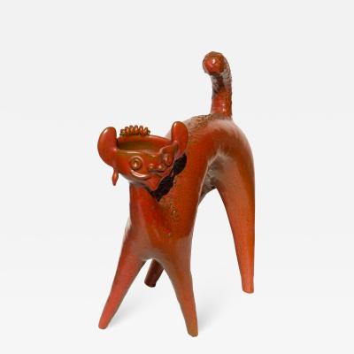 Gatto ceramic sculpture