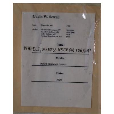 Gavin Sewell Modern Art Mixed Media Painting