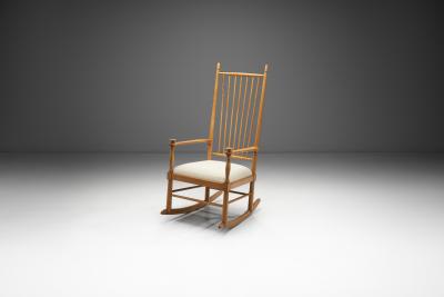 Gemla Karl Axel Adolfsson Isabella Rocking Chair for Gemla Sweden 20th Century