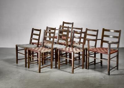 Gemla Set of 10 dining chairs by Gemla
