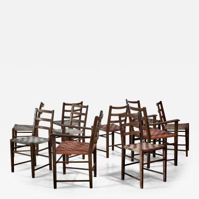 Gemla Set of 10 dining chairs by Gemla