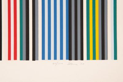 Gene Davis Gene Davis Signed and Numbered Limited Edition Color Field Serigraph 1974