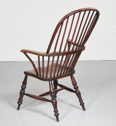 Generous Windsor Armchair with Looped Back