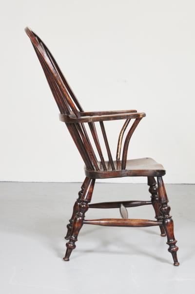 Generous Windsor Armchair with Looped Back