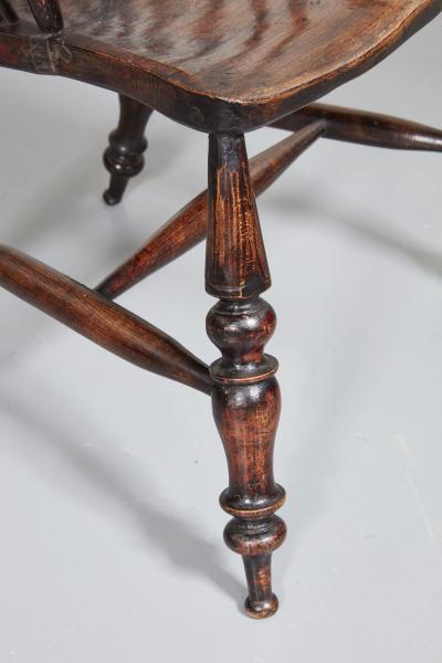 Generous Windsor Armchair with Looped Back