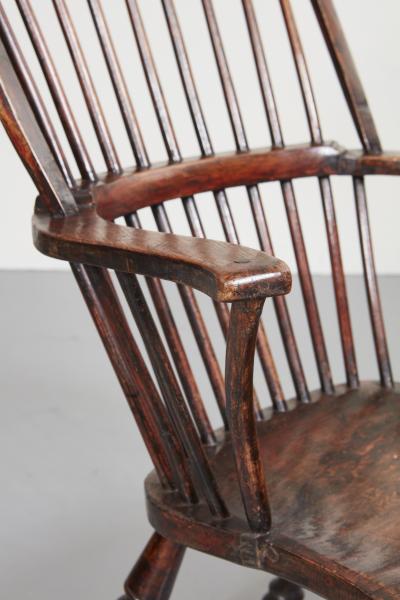 Generous Windsor Armchair with Looped Back