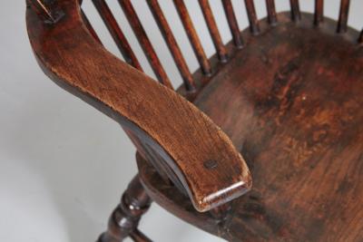 Generous Windsor Armchair with Looped Back