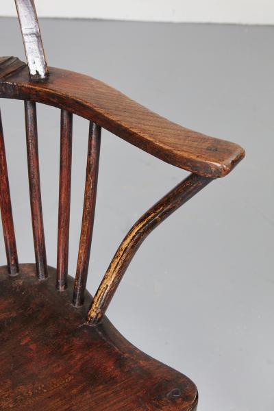 Generous Windsor Armchair with Looped Back