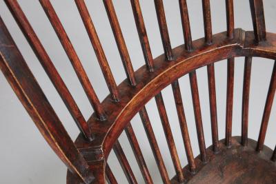 Generous Windsor Armchair with Looped Back