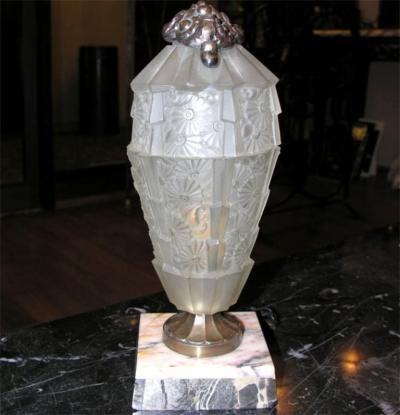 Genet et Michon French Art Deco Night Lights