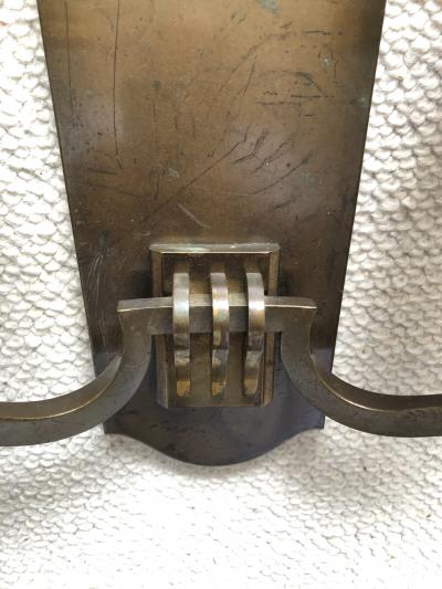 Genet et Michon Genet Michon vintage extreme quality bronze sconces