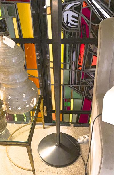 Genet et Michon Genet et Michon rarest cannonball patina rarest quality standing lamp