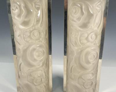 Genet et Michon Pair of French Art Deco Wall Sconces by Genet and Michon two pairs available 