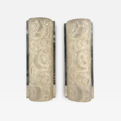 Genet et Michon Pair of French Art Deco Wall Sconces by Genet and Michon two pairs available 