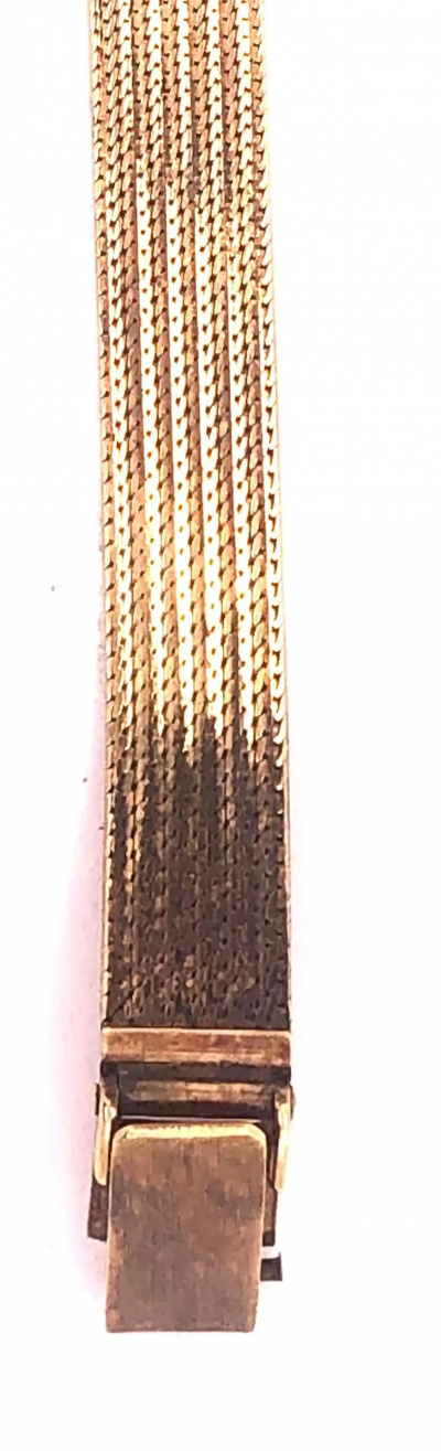 Geneva Mercer Vintage 14 Karat Yellow Gold Geneva Swiss Made Watch