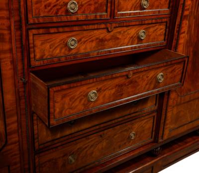 Gentleman s Regency Mahogany Wardrobe Circa 1815