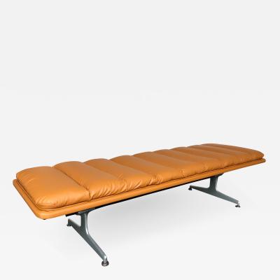 Geoffery Harcourt Bench Leather by Geoffrey D Harcourt for Artifort Netherlands 1970s