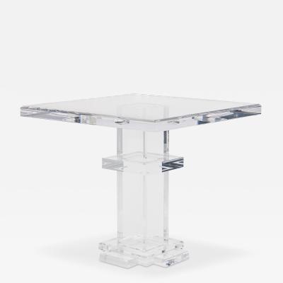 Geoffrey Bradfield GEOFFREY BRADFIELD American Contemporary Lucite Center Table