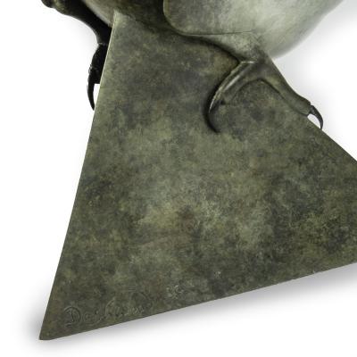 Geoffrey Dashwood A striking bronze model of a Red billed Hornbill by Geoffrey Dashwood