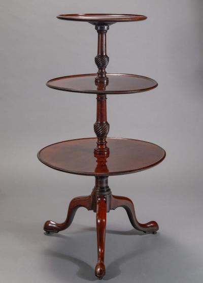 Geoge III Mohogany 3 Tiered Dumbwaiter