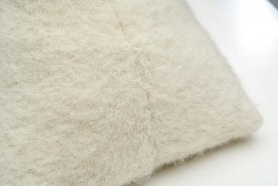 Geometric Accent Pillow in Premium White Fabric