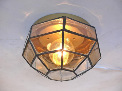 Geometric Flush Mount