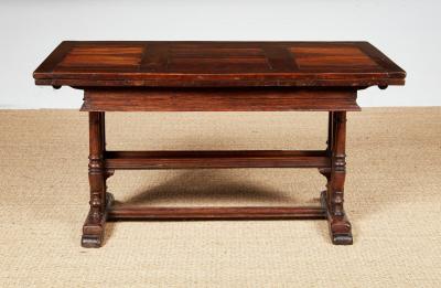 Geometric Inlay Extending Table