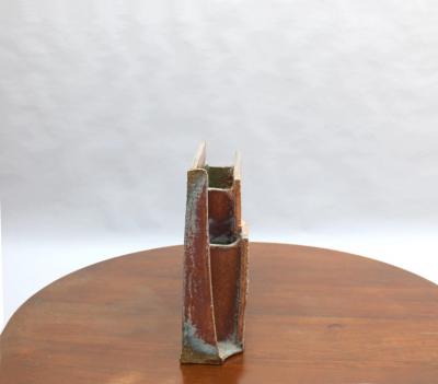 Geometrical Stoneware Vase