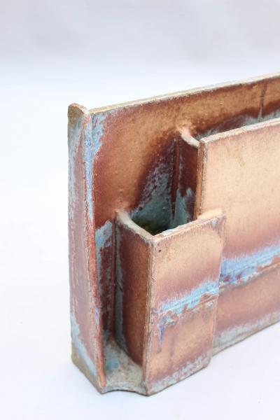 Geometrical Stoneware Vase